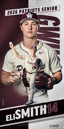 2026 GWHS Baseball Senior 18x36-Smith
