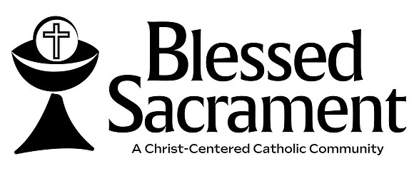 2023 Blessed Sacrament logo final-bw