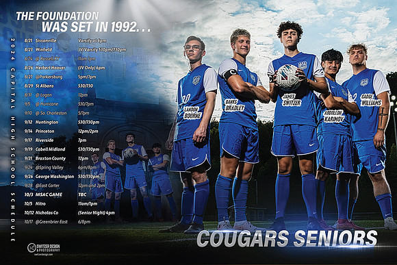 2024 Capital HS Boys Schedule Poster-front