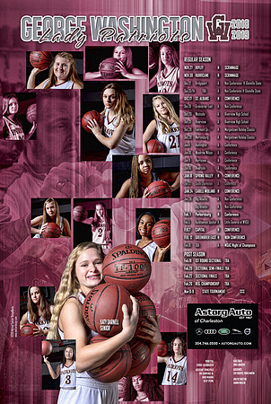 12x18 Poster-GW Girls BB